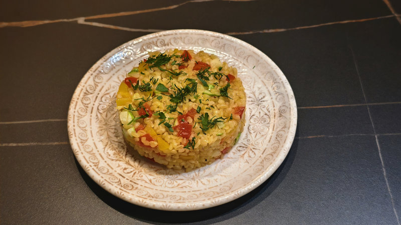 Булгур с овощами